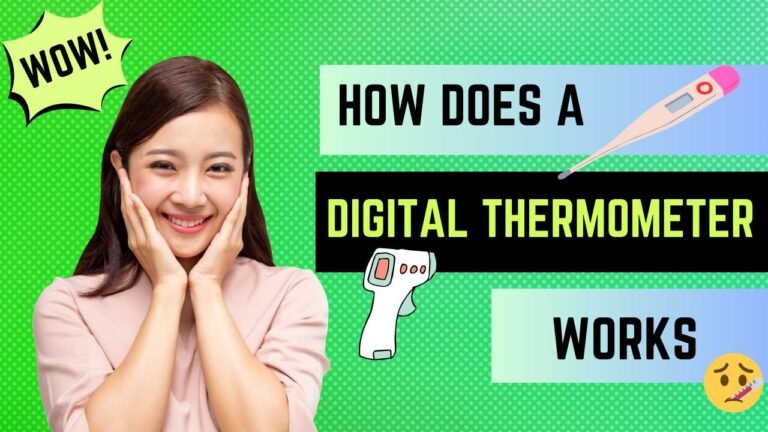 How does a digital thermometer works
