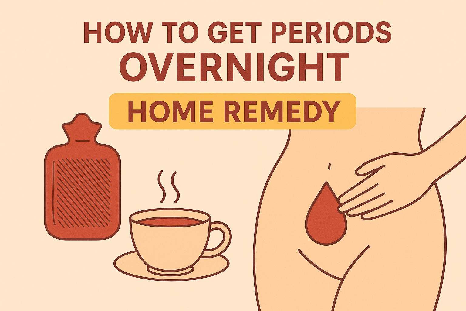 How to Get Periods Overnight Home Remedy -Science Voyage