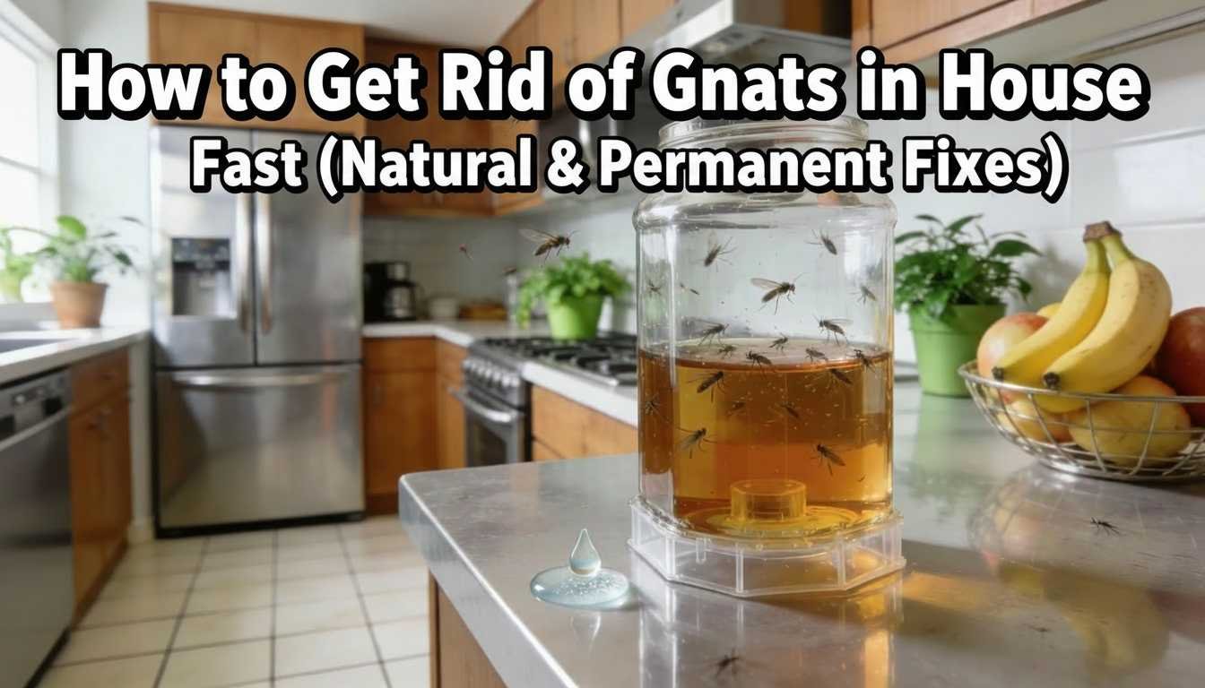 how to get rid of gnats